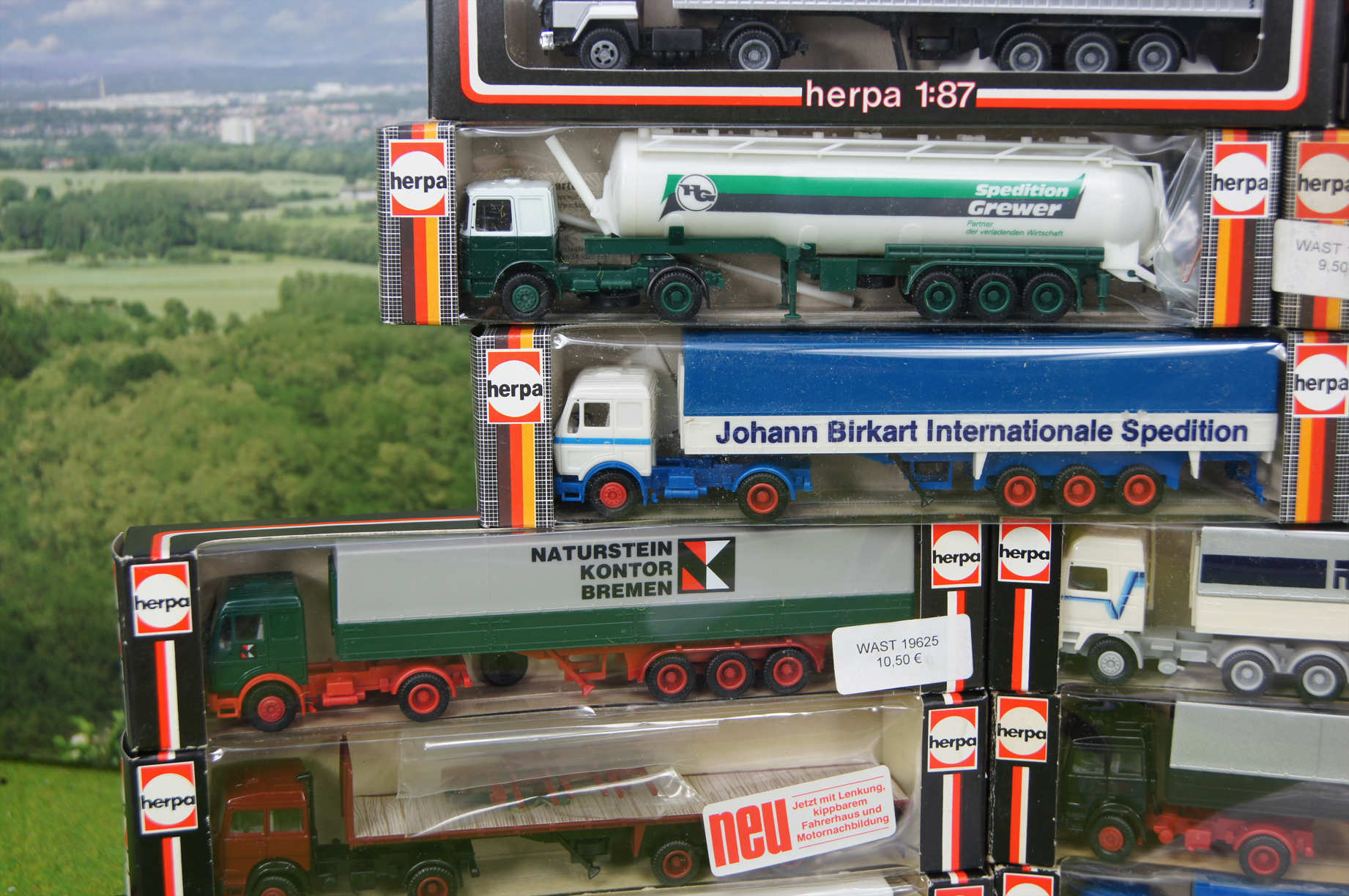 NEU Herpa H0 187 KONVOLUT 25x Modellautos Lkw Sattelzüge Lastzüge Spedition eBay